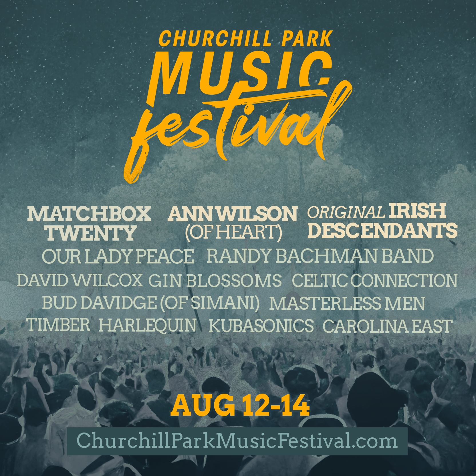Churchill Park Music Festivals announces full lineup