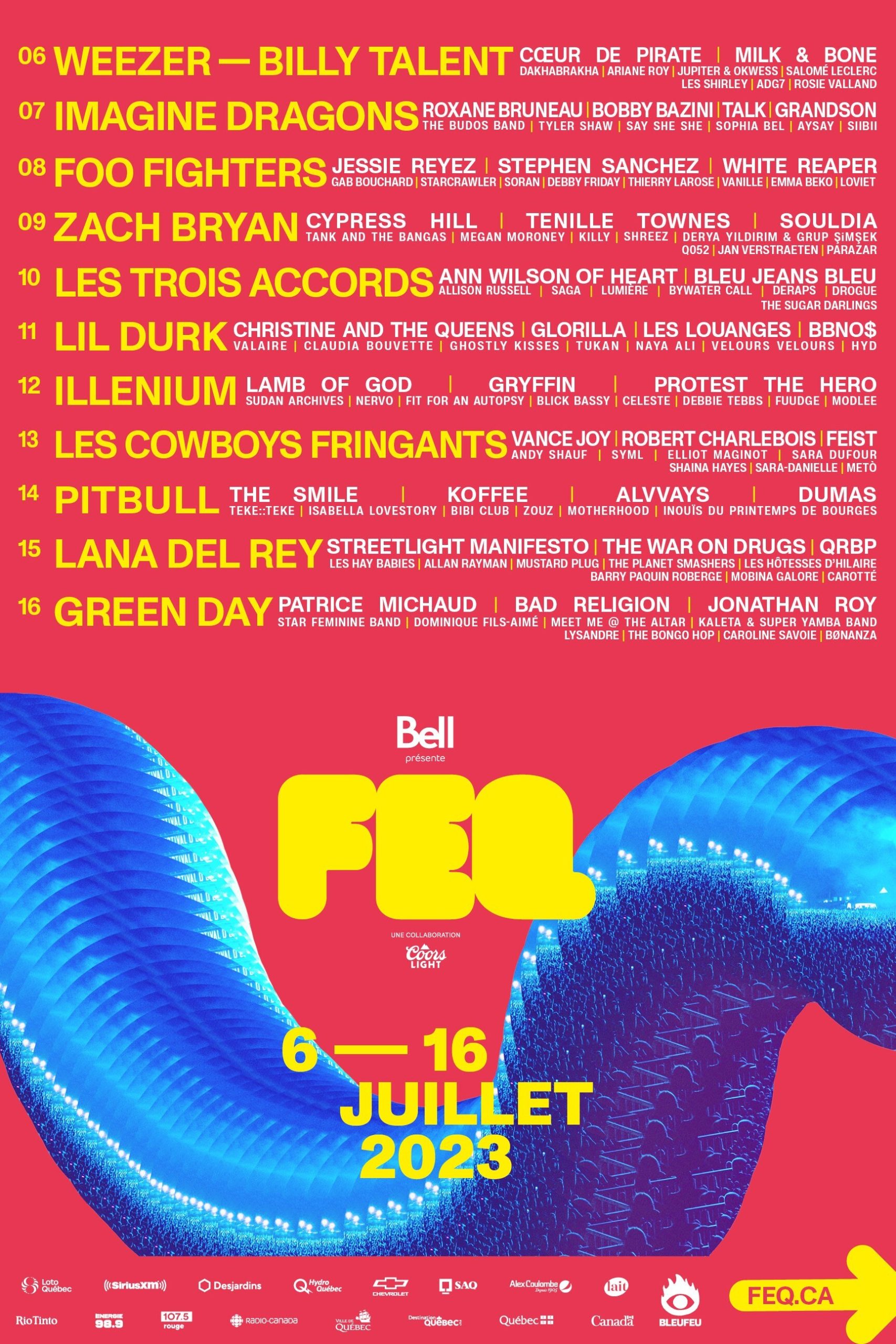 Festival D’été de Québec Announces 2023 Lineup Canadian Beats Media