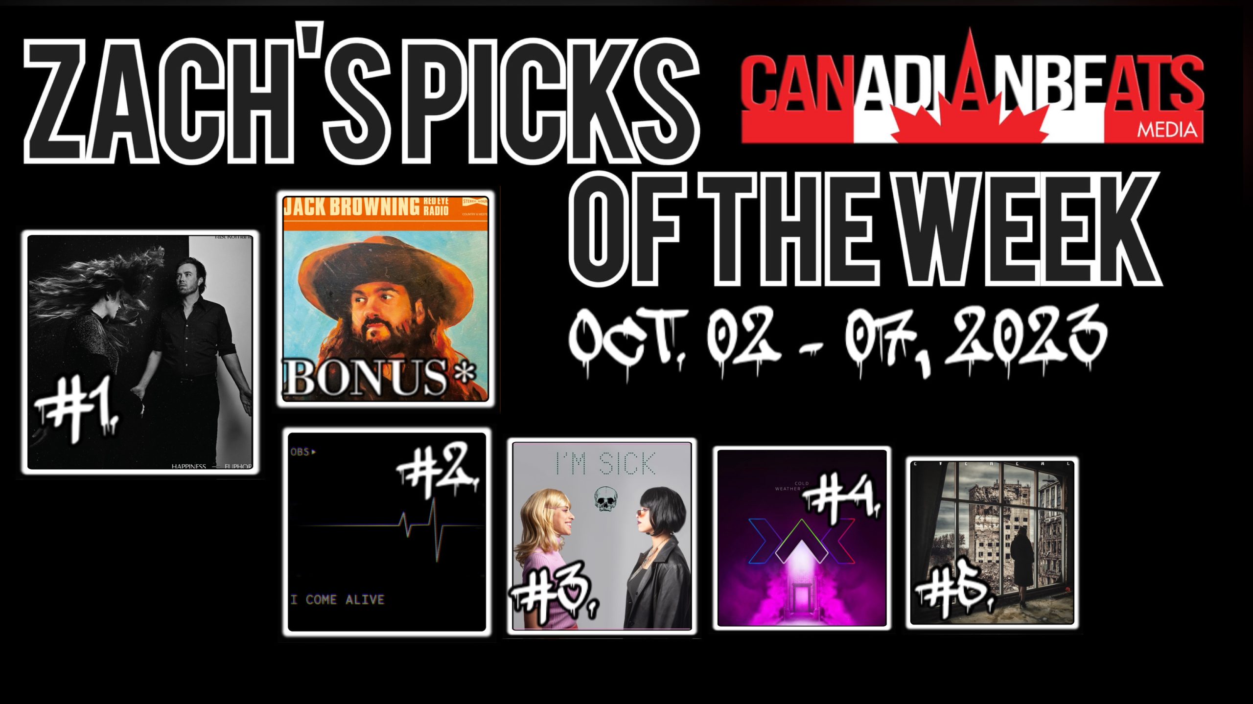 ZACH’S PICKS OF THE WEEK – OCTOBER 2 TO OCTOBER 7, 2023