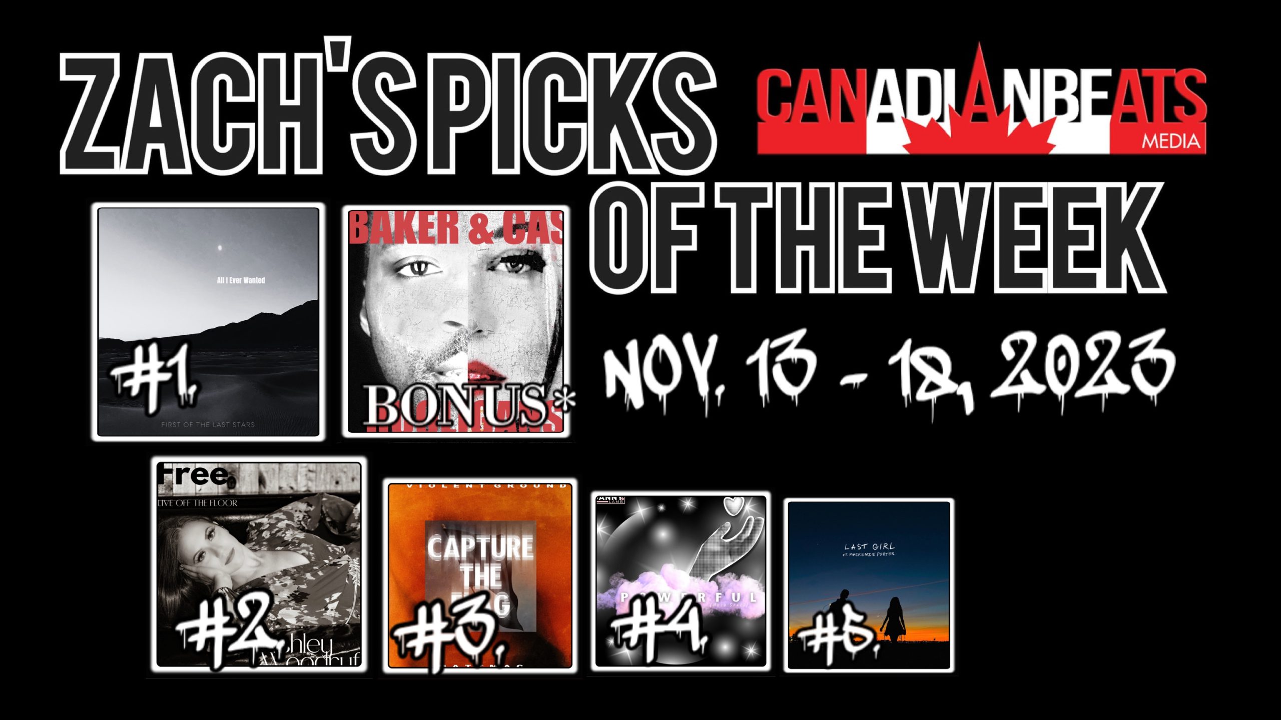 ZACH’S PICKS OF THE WEEK – NOVEMBER 13 TO NOVEMBER 18, 2023