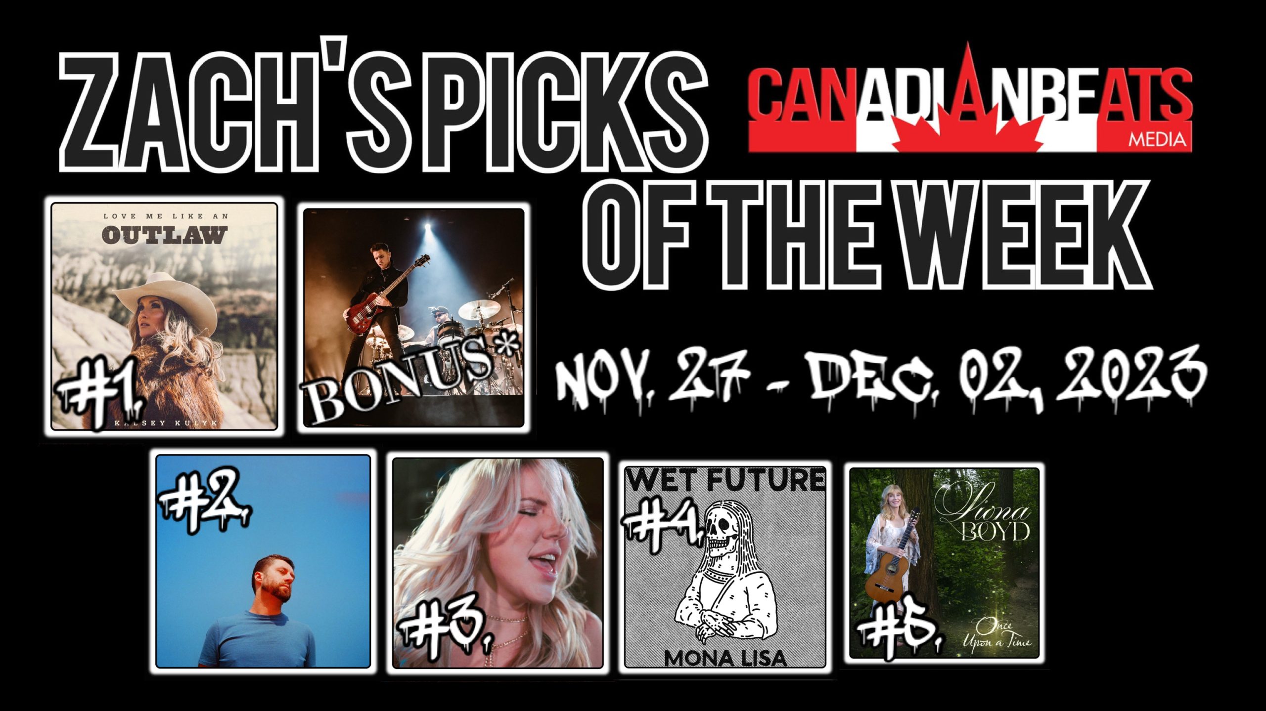 ZACH’S PICKS OF THE WEEK – NOVEMBER 27 TO DECEMBER 2, 2023