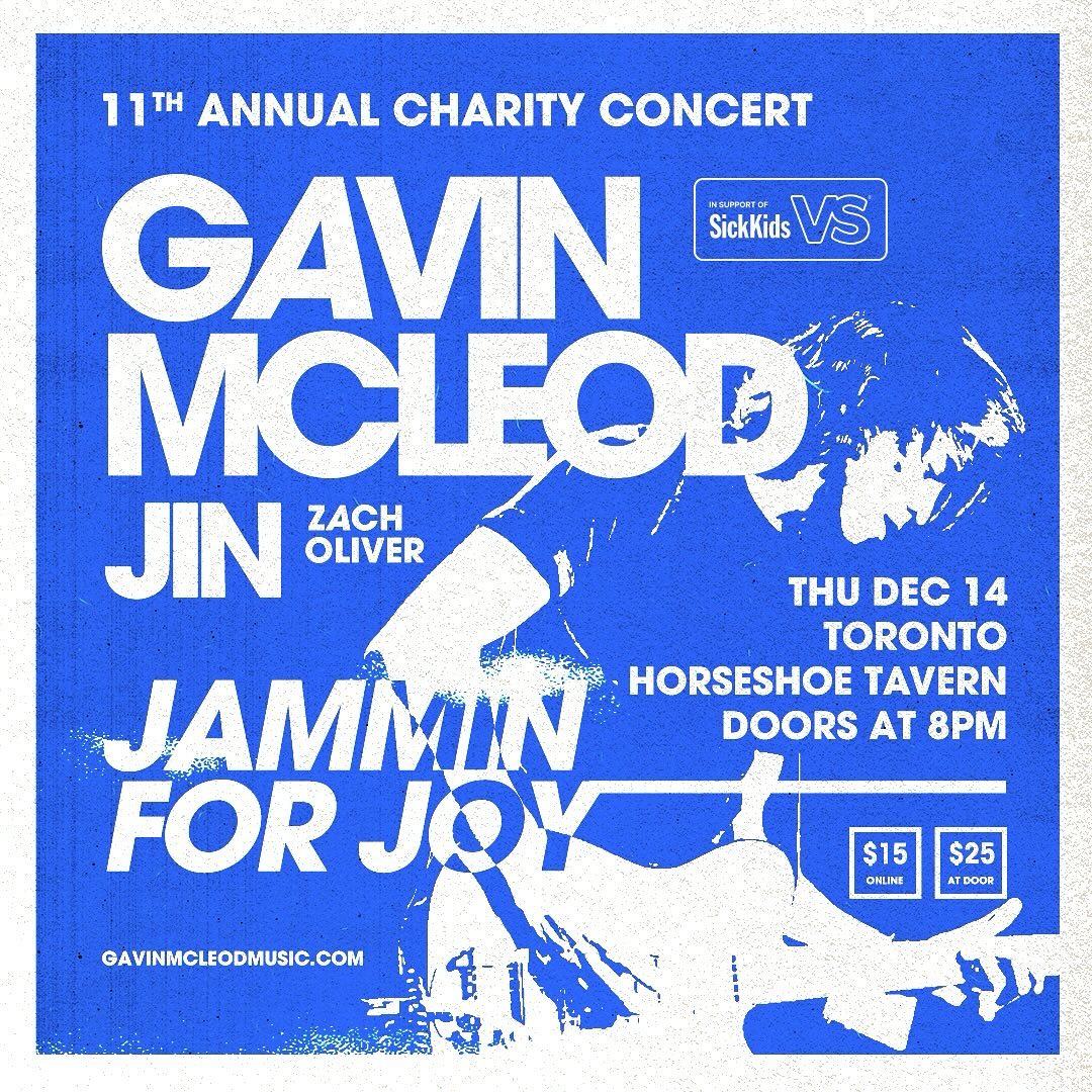11th Annual Jammin’ For Joy Charity Concert December 14 For SickKids Foundation