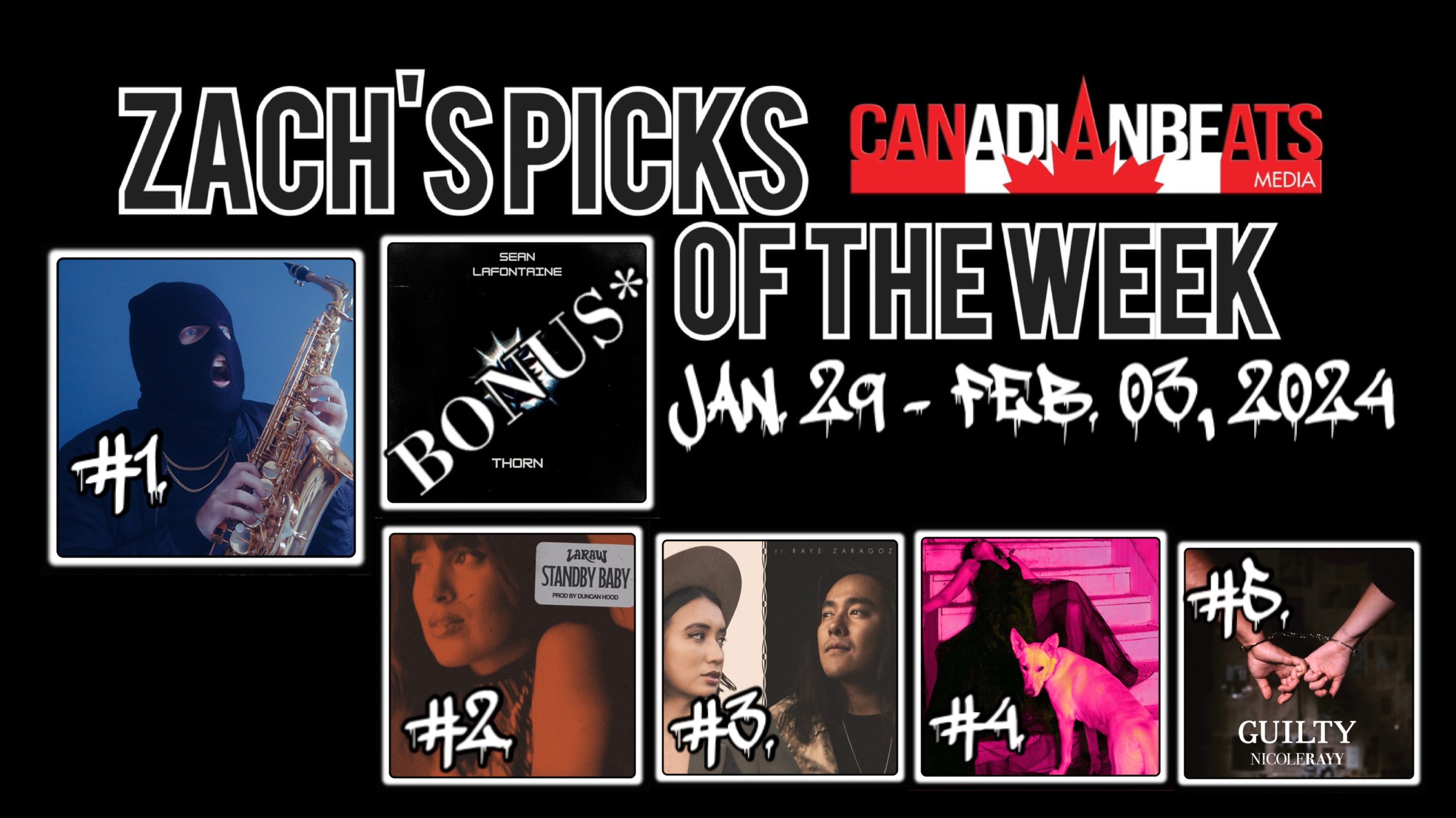 ZACH’S PICKS OF THE WEEK – JANUARY 29 TO FEBRUARY 3, 2024