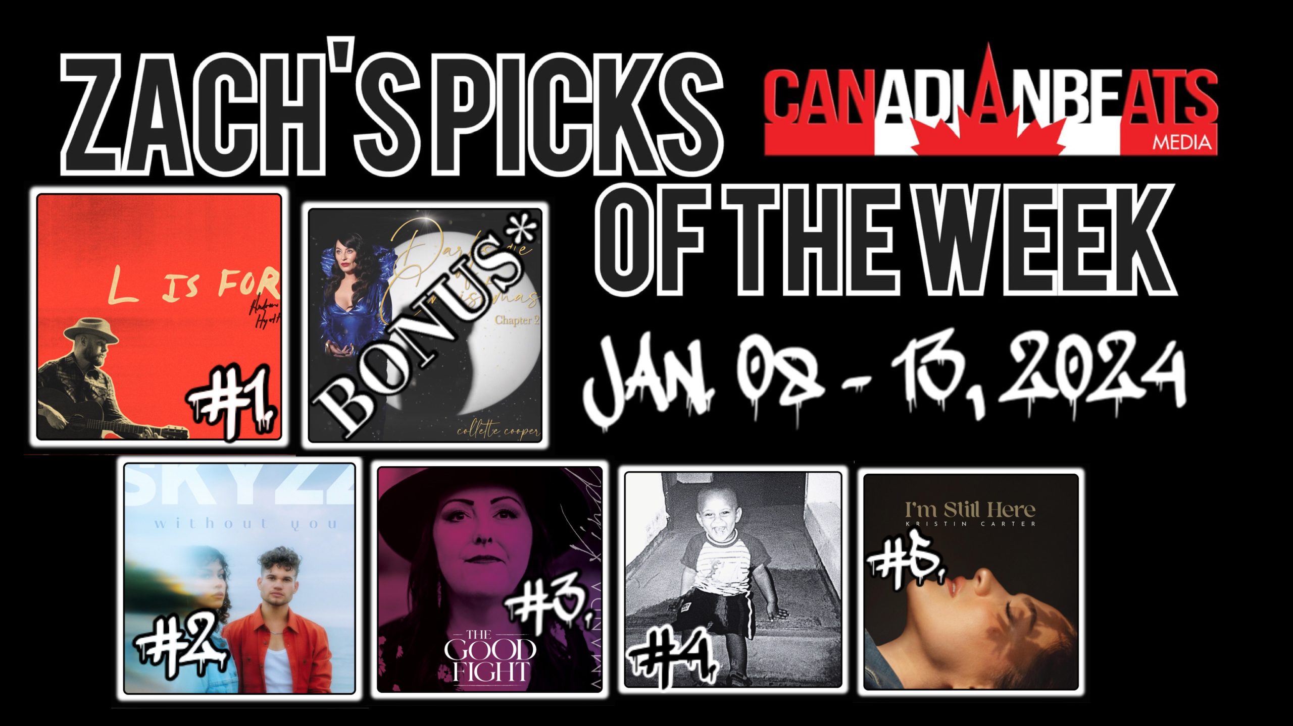 ZACH’S PICKS OF THE WEEK – JANUARY 8 TO JANUARY 13, 2024