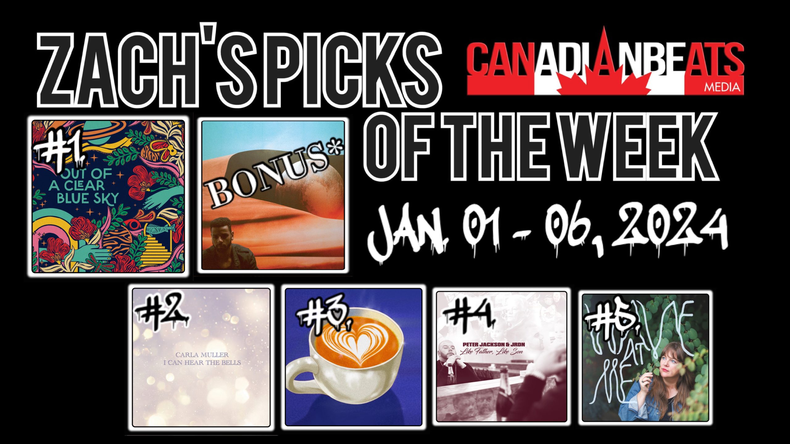 ZACH’S PICKS OF THE WEEK – JANUARY 1 TO JANUARY 6, 2024
