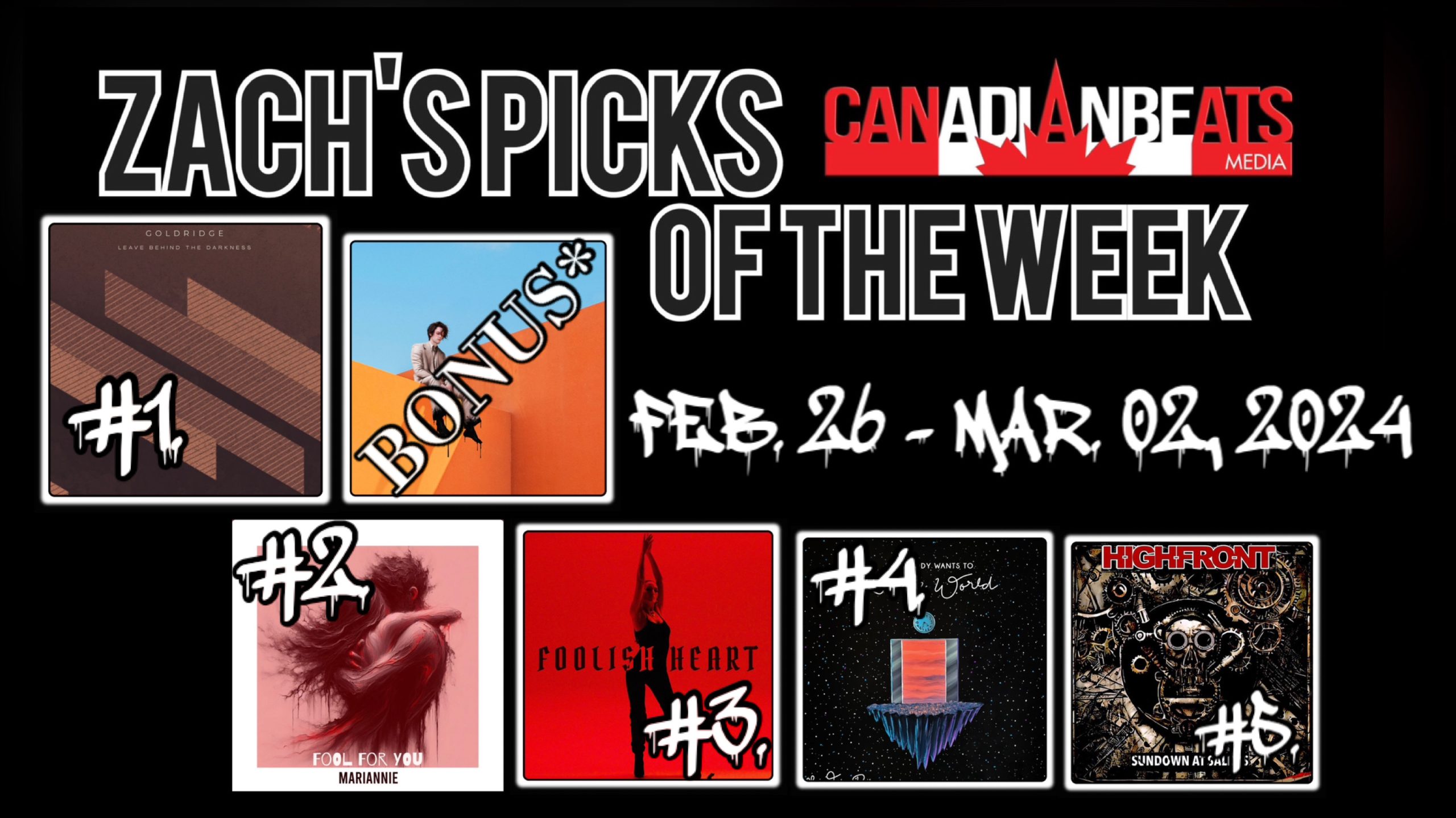 ZACH’S PICKS OF THE WEEK – FEBRUARY 26 TO MARCH 3, 2024