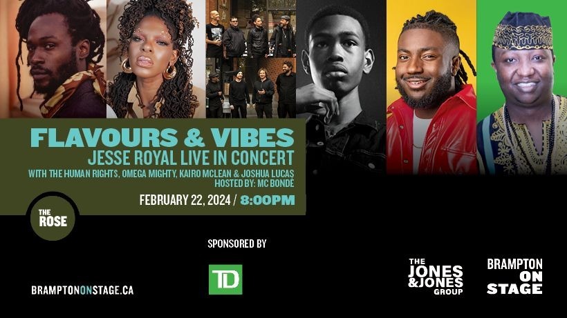 Flavours & Vibes” takes place on February 22 at The Rose in Brampton, ON