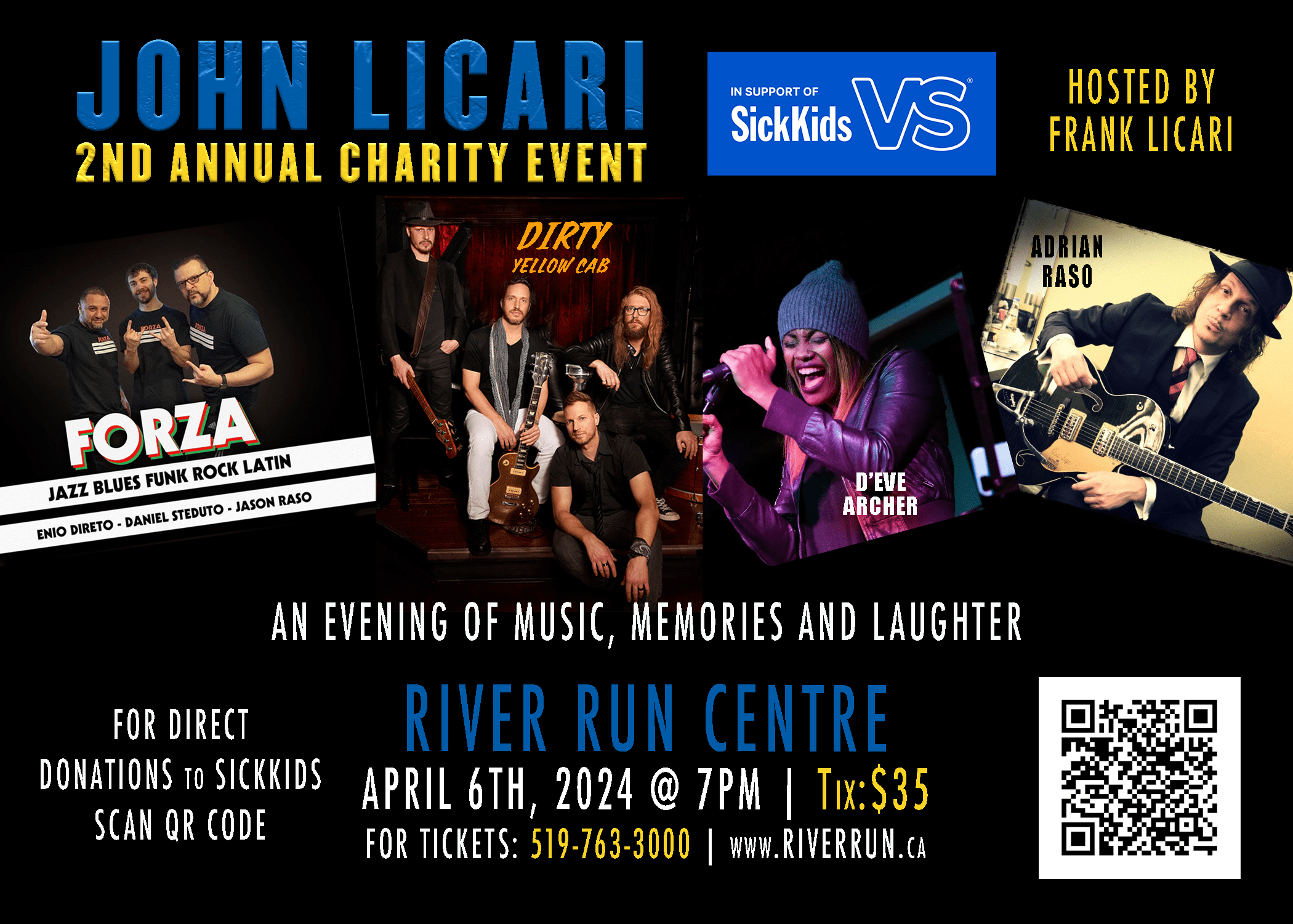 Southern Ontario Musicians Gather for the 2nd Annual John Licari Charity Event in Support of SickKids Foundation