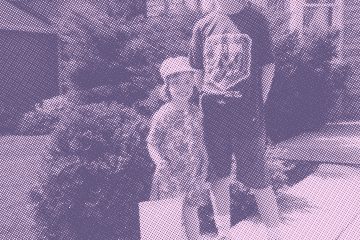 Jackie and her brother