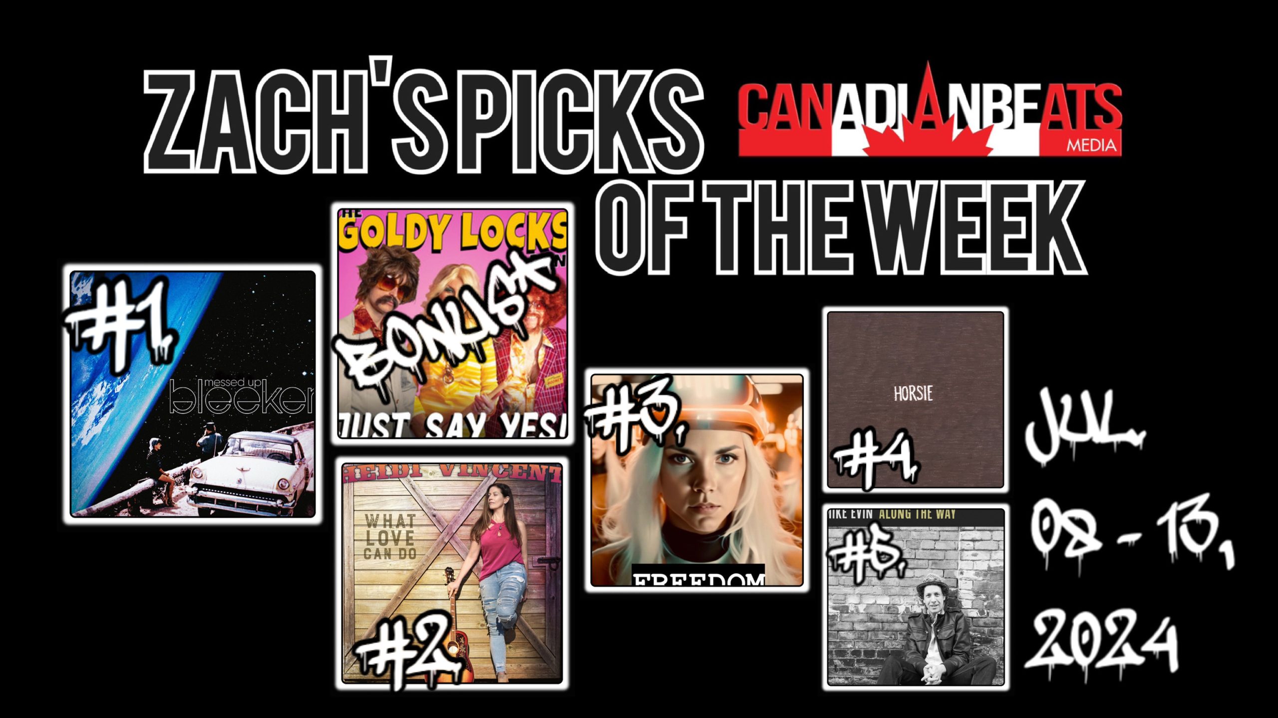 ZACH’S PICKS OF THE WEEK – JULY 8 TO JULY 13, 2024