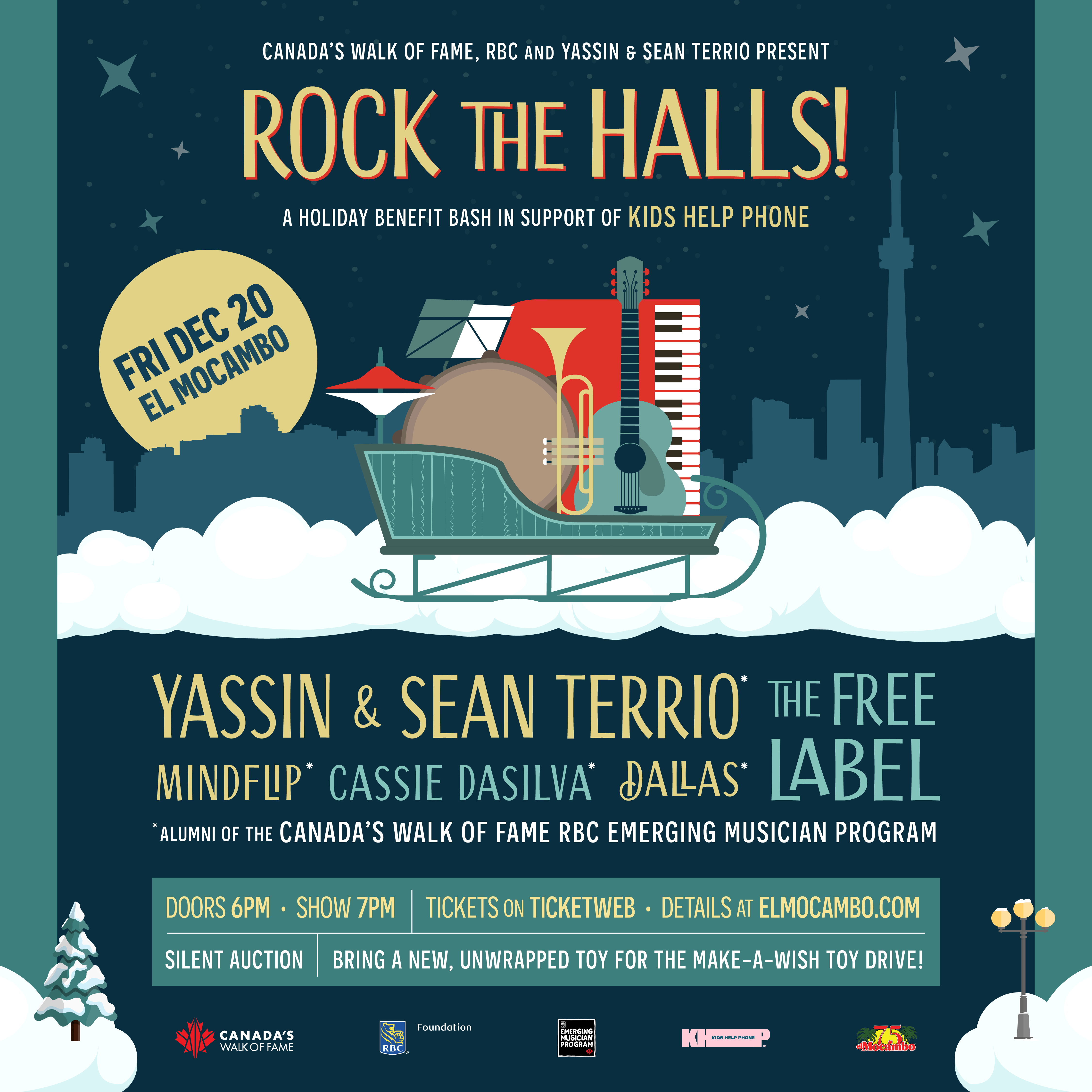 YASSiN & Sean Terrio Announce Rock The Halls: A Holiday Benefit Bash (Interview)