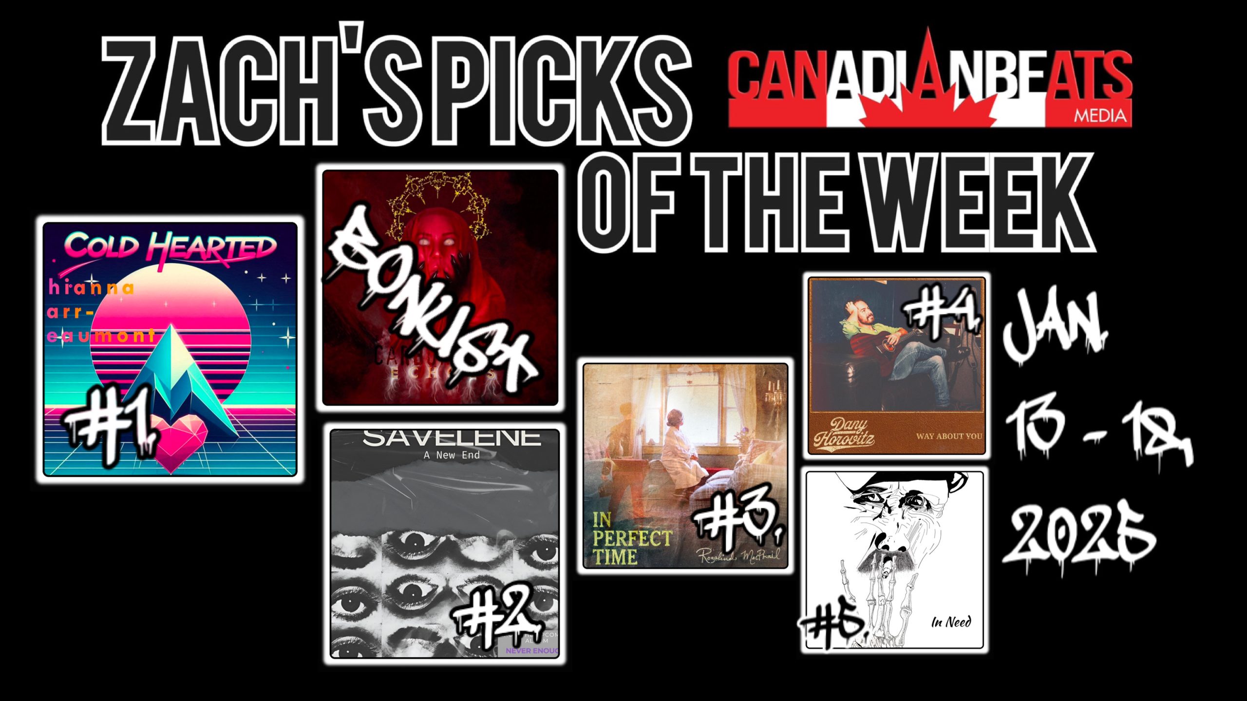 Zach’s Picks of the Week – January 13-18, 2025