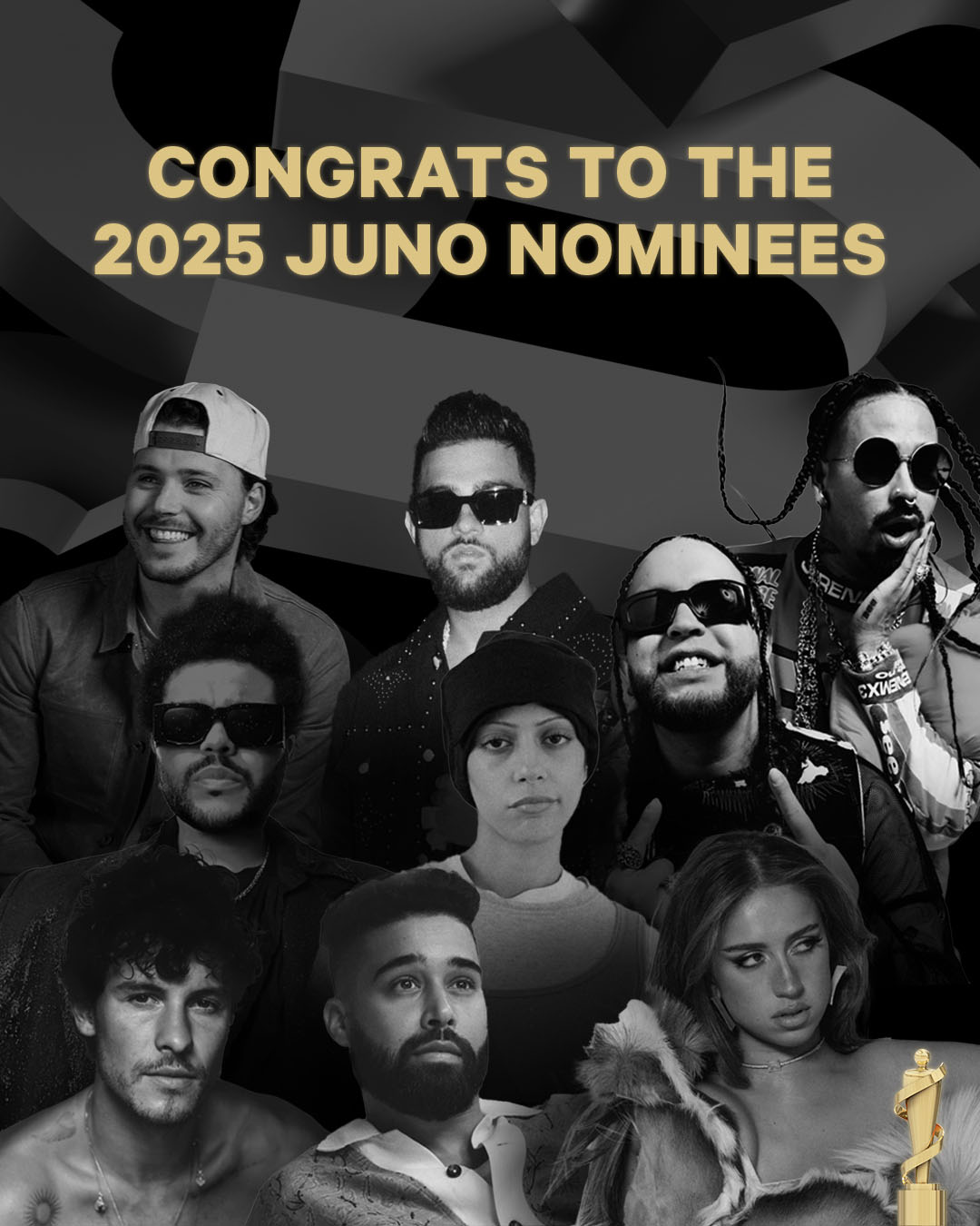 JUNO Awards announce 2025 Juno Awards Nominees