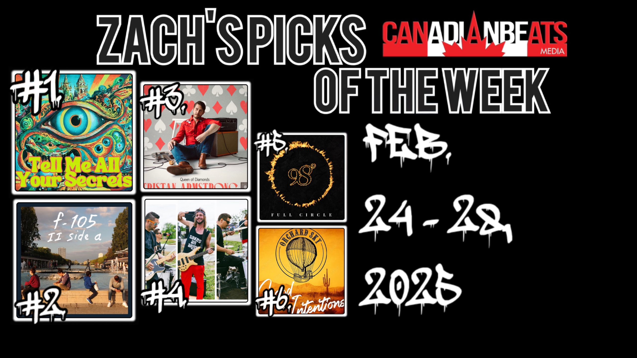 Zach’s Picks of the Week – February 24 – March 3, 2025