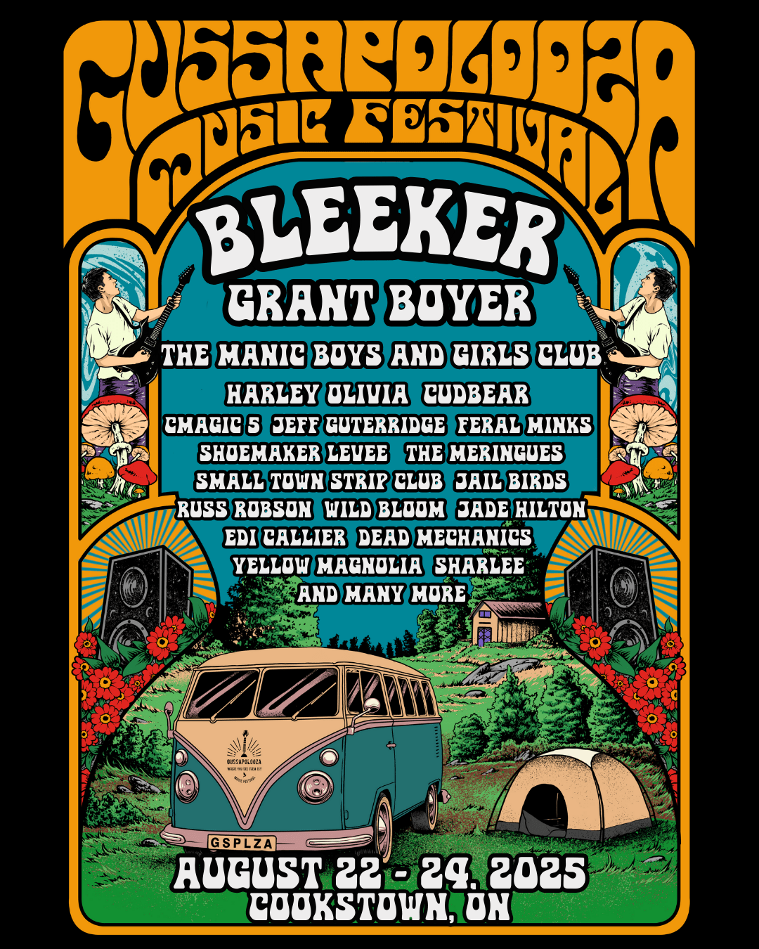 Gussapolooza Music and Arts Festival announces 2025 Lineup