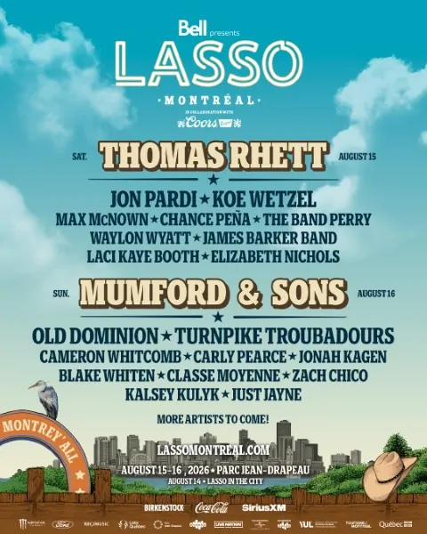 Lasso Montreal unveils 2026 lineup