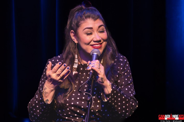 Celeigh Cardinal performing at River Run Centre in Guelph, Ontario