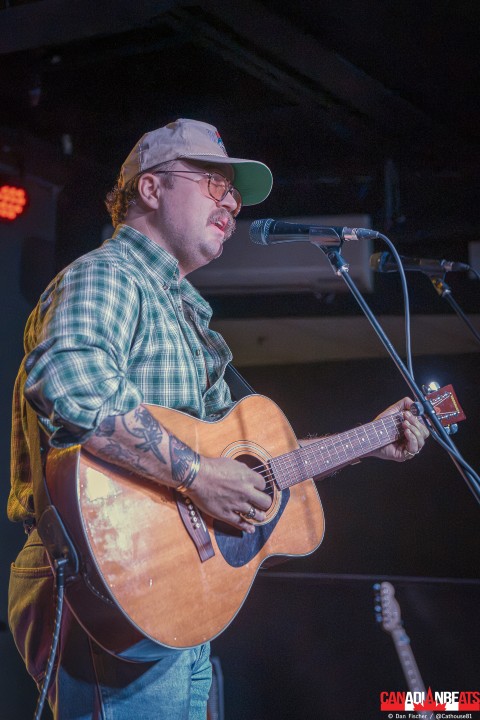 Ian James Bain performing alongside pedal steel guitarist Matt Kelly