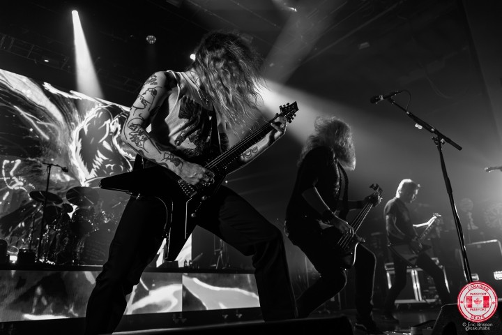 Mastodon on stage during their September 2026 concert in Montreal.