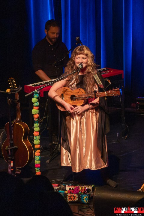 Mimi O'Bonsawin on stage in Guelph, Ontario, on October 23, 2026