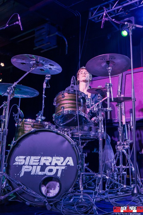 Waterloo hard-rock band Sierra Pilot opening for Big Wreck at Maxwell's.